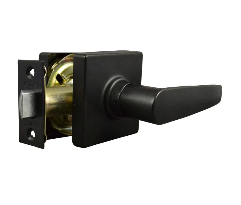 LSDA GRADE 3 PASSAGE LEVER SQUARE ROSE MATTE BLACK