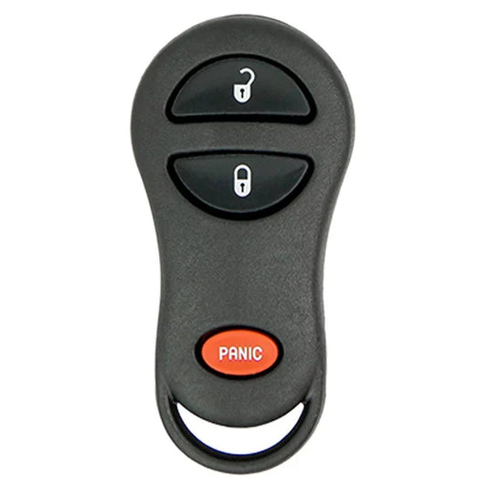 1999-2004 Dodge Jeep / 3-Button Keyless Entry Remote / (Aftermarket) 