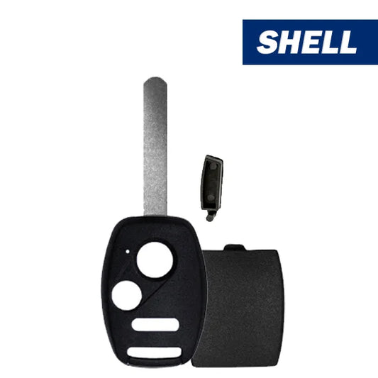 2002-2014 Honda / 3-Button Remote Head Key Shell / W/ Chip Holder (Aftermarket)   RHS-HON-WCH-3