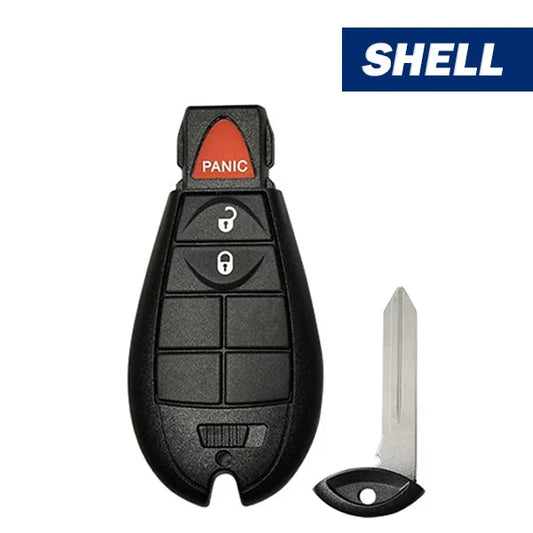 2008-2019 Chrysler Dodge Jeep VW 3-Button Fobik Key SHELL AFTERMARKET