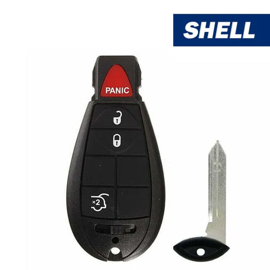 2008-2019 Chrysler Dodge Jeep VW 4-Button Fobik Key Shell Aftermarket