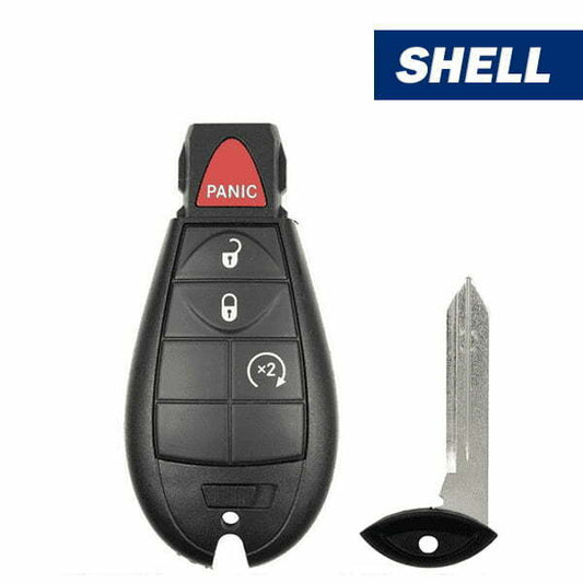2008-2019 Chrysler Dodge Jeep VW 4-Button Fobik Key SHELL
