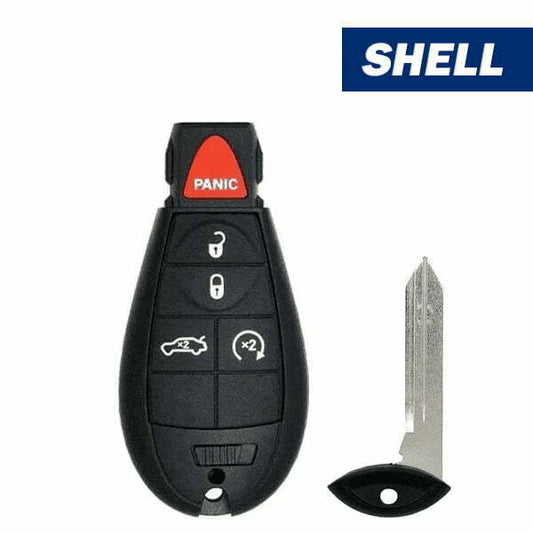 2008-2019 Chrysler Dodge Jeep 5-Button Fobik Key Shell  (Aftermarket)