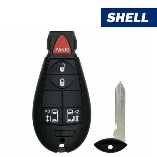 2008-2019 Chrysler Dodge Jeep 5-Button Fobik Key Shell (Aftermarket) 