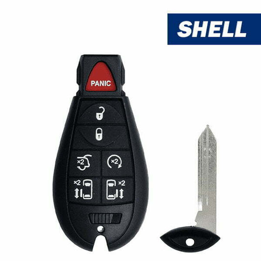 2008-2019 Chrysler Dodge Jeep 7-Button Fobik Key SHELL