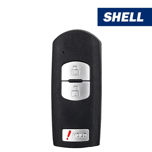 2009-2019 Mazda / 3-Button Smart Key SHELL (Aftermarket)