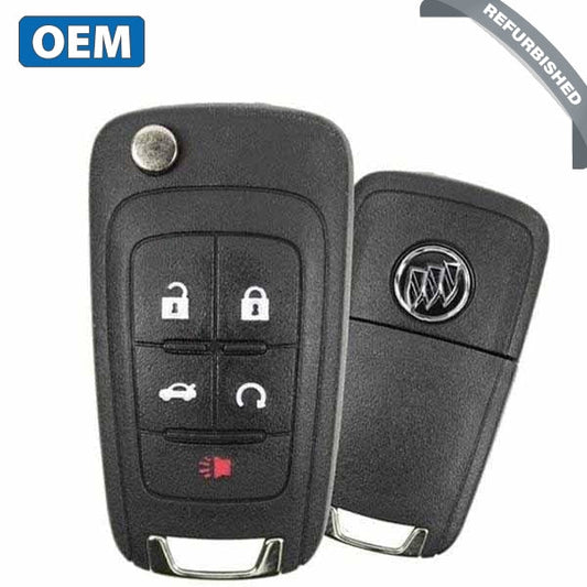2010-2019 Buick / 5-Button Remote Flip-Key  (OEM Refurb)