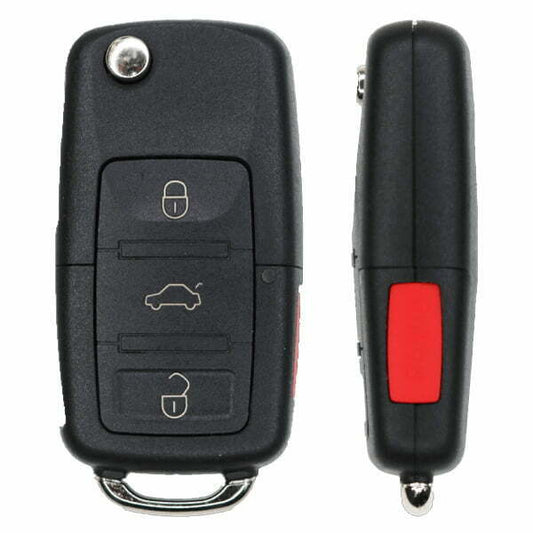 2011-2016 Volkswagen / 4-Button Remote Flip Key (Aftermarket)