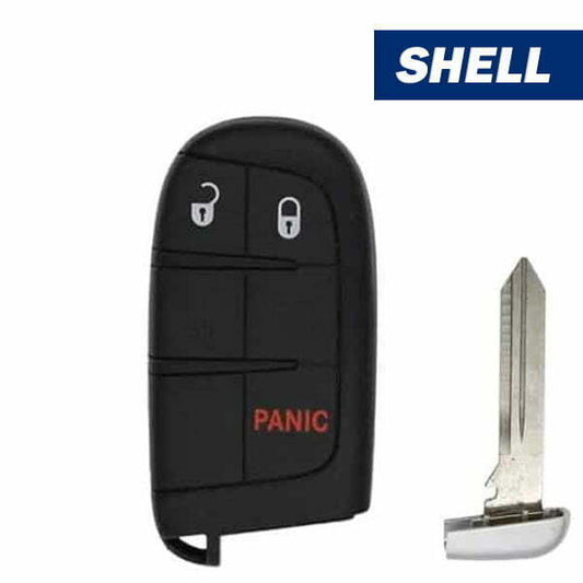 2011-2019 Dodge Chrysler Jeep / 3-Button Smart Key Shell With “Tombstone” Style (Aftermarket)