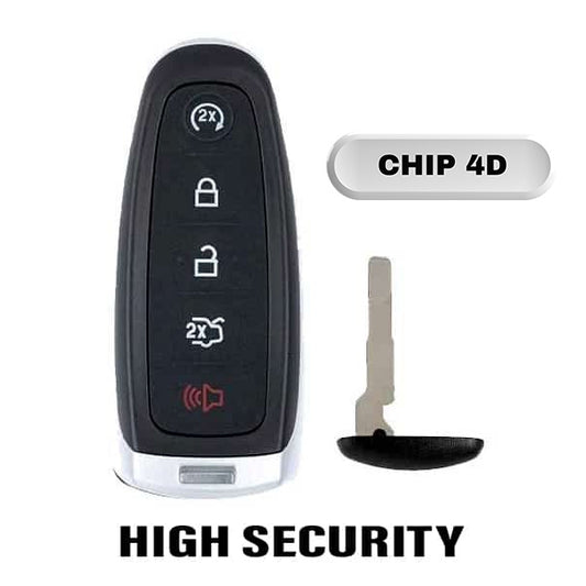 2013-2020 Ford / 5-Button Smart Key / PEPS /  (Aftermarket)
