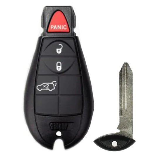 2014-2019 Jeep Cherokee / 4-Button Fobik Key/ w/ Hatch (Aftermarket)