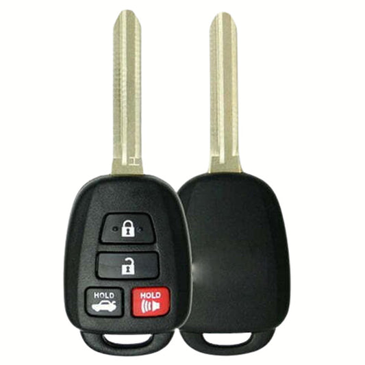 2014-2019 Toyota Camry Corolla 4-Button Remote Head Key (Aftermarket)