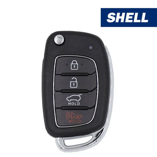 2015-2019 Hyundai Sonata 4-Button Flip Key SHELL (Aftermarket)