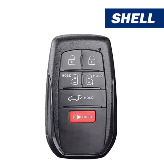 2021-2022 Toyota 6-Button Smart Key SHELL / HYQ14FBX (Aftermarket)