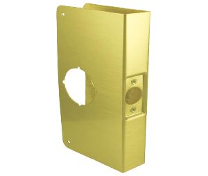 3-PB Brass Standard Commercial Door Reinforcer