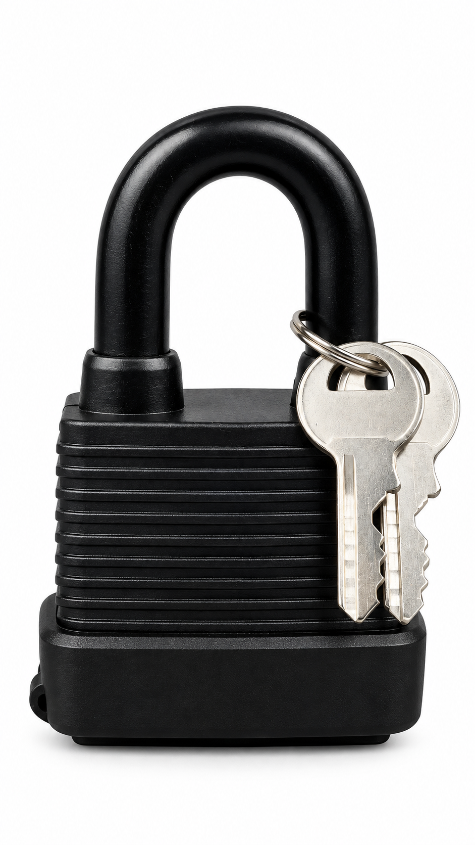 50MM High Quality Safety Pad Lock Lock PVC Cover Waterproof Laminated Iron Padlock (Keyed Different)