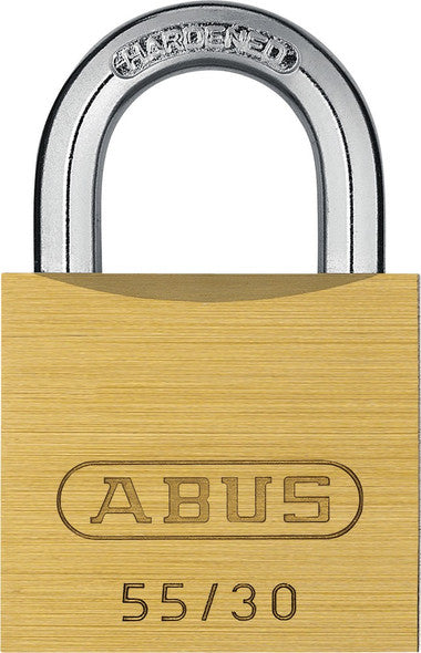 Abus 55/30 1-3/16" Brass Padlock (Keyed Different)