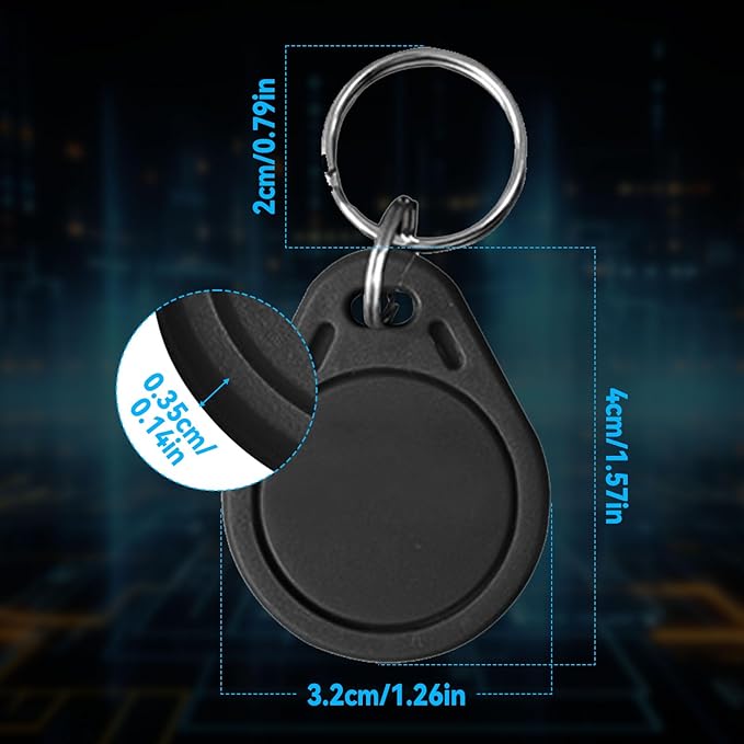 IC Card Key Fobs RFID Proximity 13.56MHz UID Key fobs/Tags