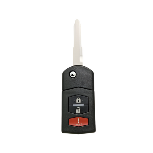 2006-2015 Mazda / 3-Button Flip Key /(Aftermarket)
