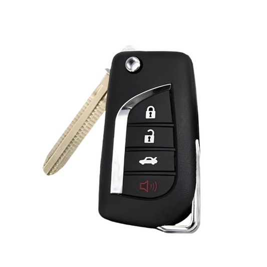 2004-2010 Toyota / 4-Button Flip Key NEW STYLE (AFTERMARKET)