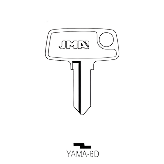 YH6R Yamaha Metal Key Blank / YAMA-6D