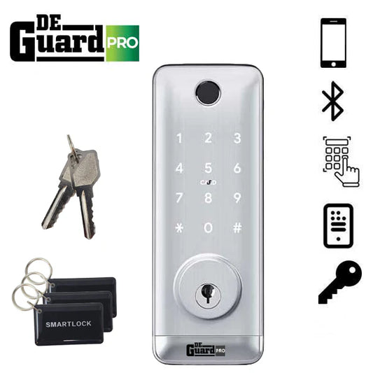 DeGuard Pro Silver Electronic Deadbolt