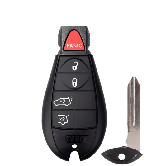 2008-2013 Jeep / 5-Button Fobik Key  (AFTERMARKET)