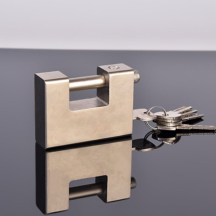 Heavy Duty Nickel Plated Rectangular Iron Lock High Quality