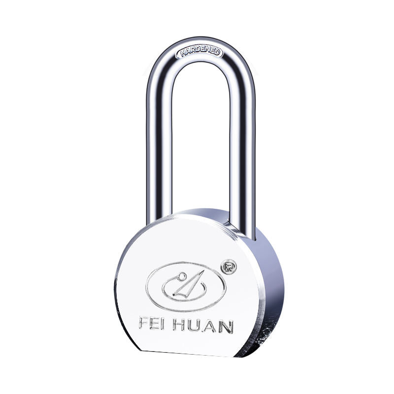 Bless 65mm Chrome-Plated Solid Steel Padlock — Hardened Shackle,3 Keys