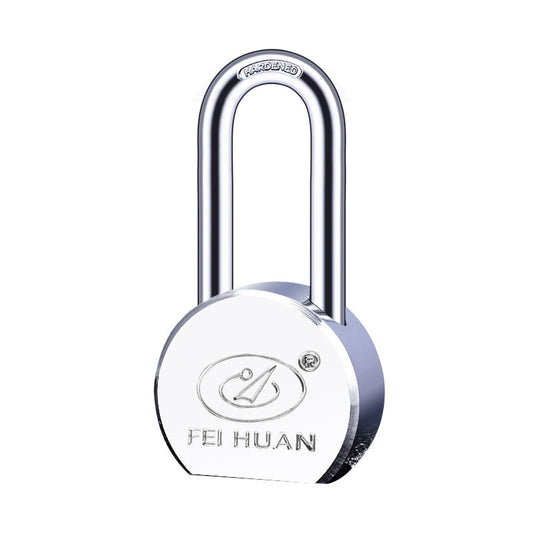 Bless 65mm Chrome-Plated Solid Steel Padlock — Hardened Shackle,3 Keys