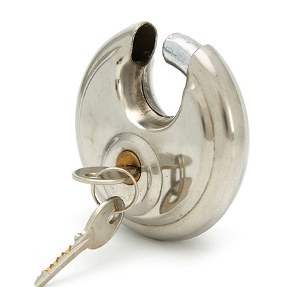 90MM High Quality Anti-Rust Stainless Steel Door Discus Padlock ( Keyed Alike ML11)