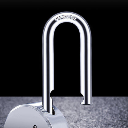Bless 65mm Chrome-Plated Solid Steel Padlock — Hardened Shackle,3 Keys