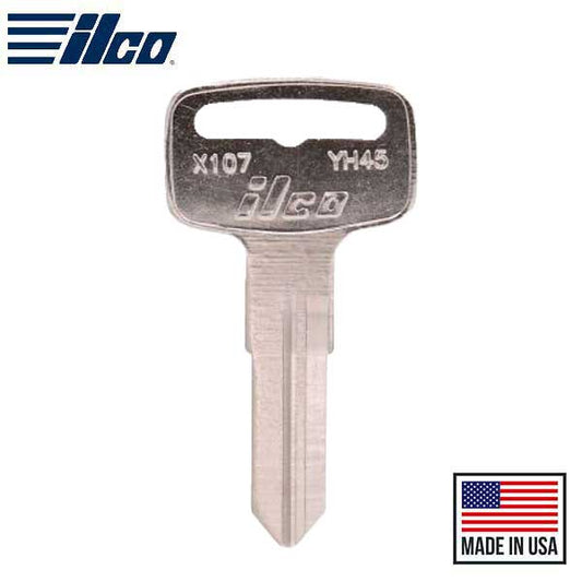 Key Blank X107 YH45