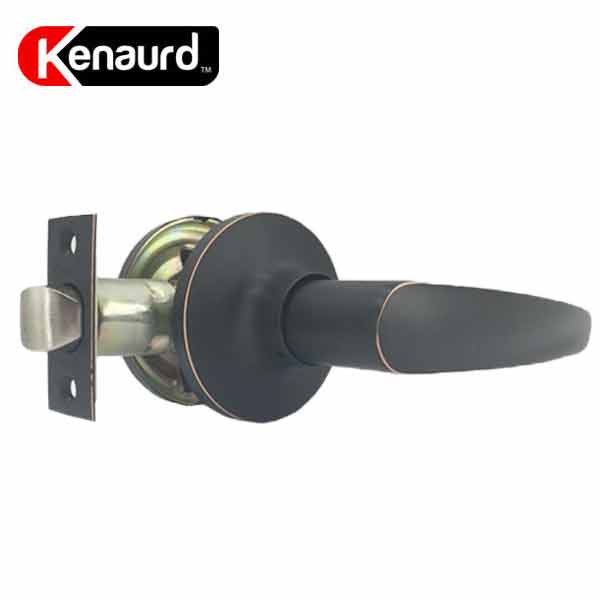 Kenaurd Oil Rubbed Bronze Passage Lever Lockset Grade 3