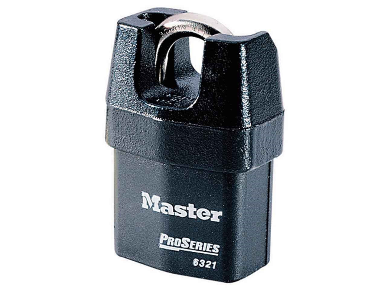 MASTER PADLOCK HIGH SECURITY SHROUDED 2-1/8" BODY Keyed Alike