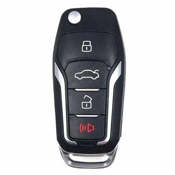 2000-2019 Mercury Lincoln Ford / 4-Button Flip Key / FCC ID: CWTWB1U331 (Aftermarket) RFK-FD-H92