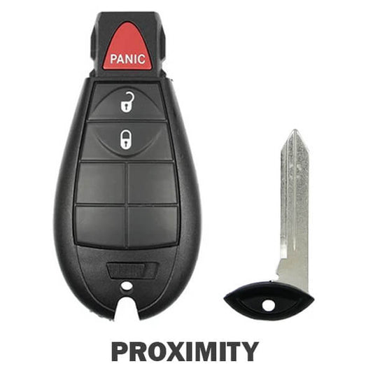 2008-2013 Jeep Chrysler / 3-Button Keyless Go Fobik (Aftermarket)