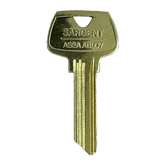 Sargent 6275 Metal Key Blank HB Keyway 6-Pin