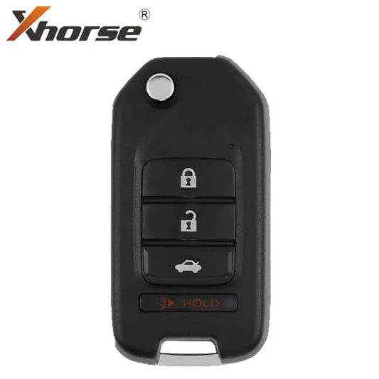 Xhorse – Honda Style / 4-Button Universal Flip Key Remote for VVDI Key Tool / XKHO01EN (Wired)- XHS-XKHO01EN