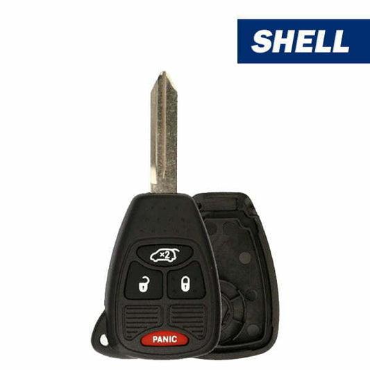 2004-2016 Chrysler / Jeep / Dodge/ 4-Button Remote Head Key Shell / OHT692427AA (Aftermarket)