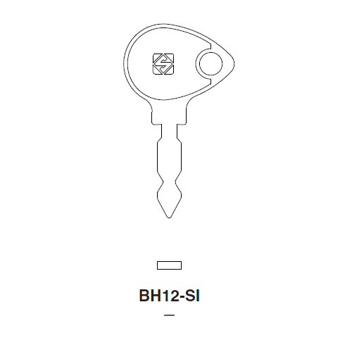 Key Blank BH12