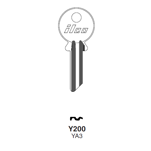 Key Blank Y200 (5 Pin)