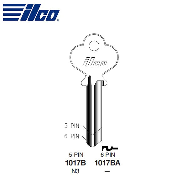 Key Blank 1017B N3 (5 Pin)