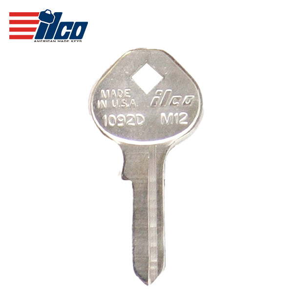 Key Blank 1092D M12