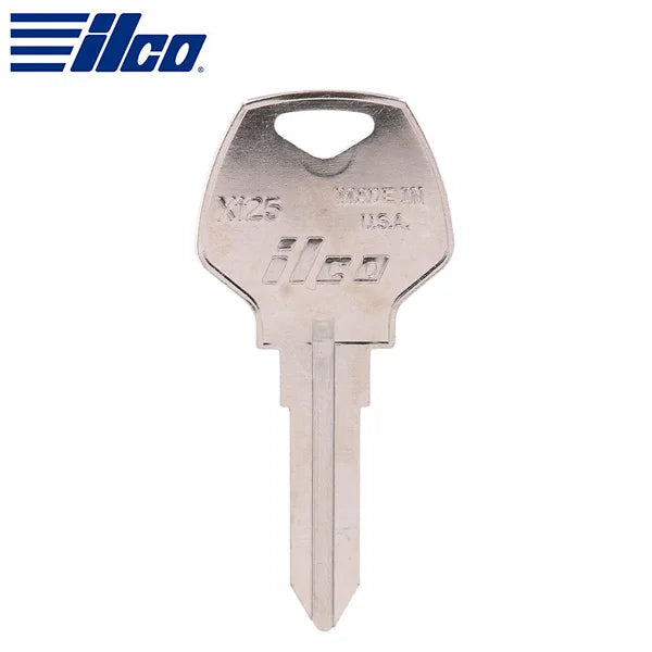 Motorcycle Key Blanks ILCO – Harley Davidson Metal Key Blank / X125