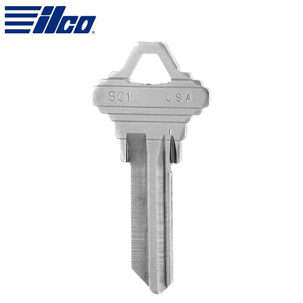 Key Blank SC1 Nickle Plated
