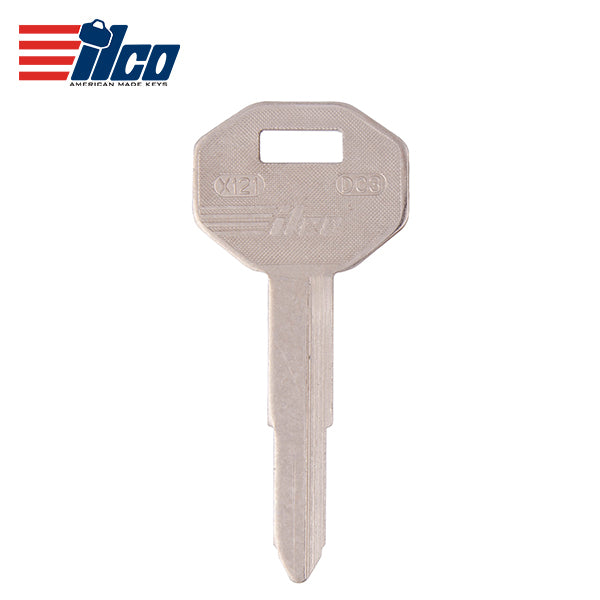 Vehicle Key Blank X121 DC3