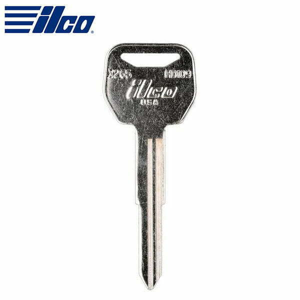 Vehicle Key Blank X265 HD109