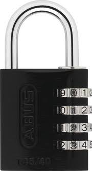 Abus 145/40 Combination Padlock – Black