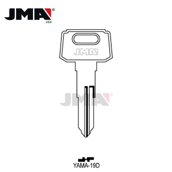 X118 YH49 Yamaha Motorcycle Metal Key Blank / YAMA-19D